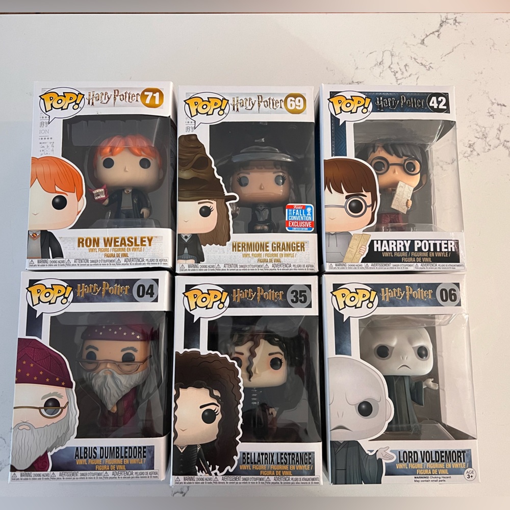 Lot of 6 Harry Potter Funko Pop’s